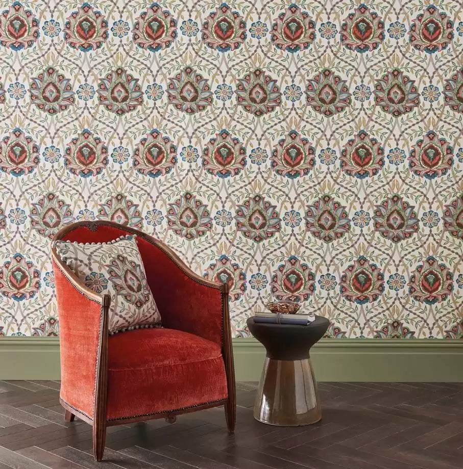 Topkapi Blue/Green -Fabric - Nina Campbell Fabric