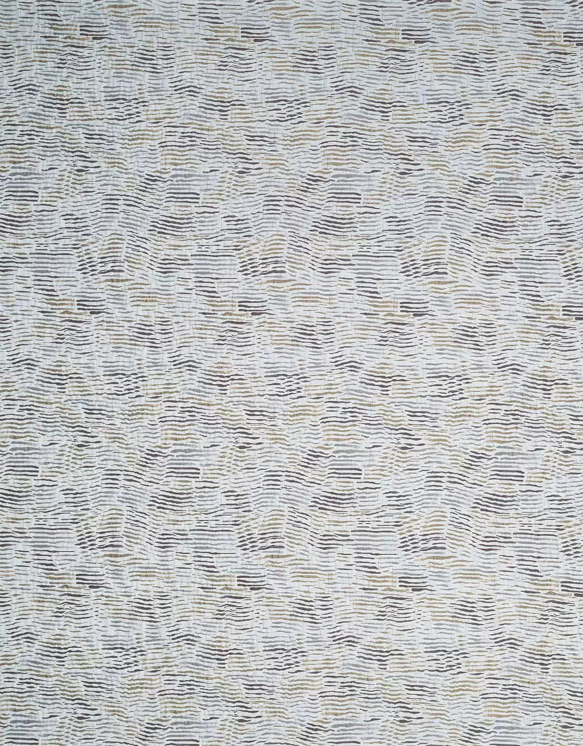 Les Indiennes Arles Chocolate/Grey -Fabric - Nina Campbell Fabric