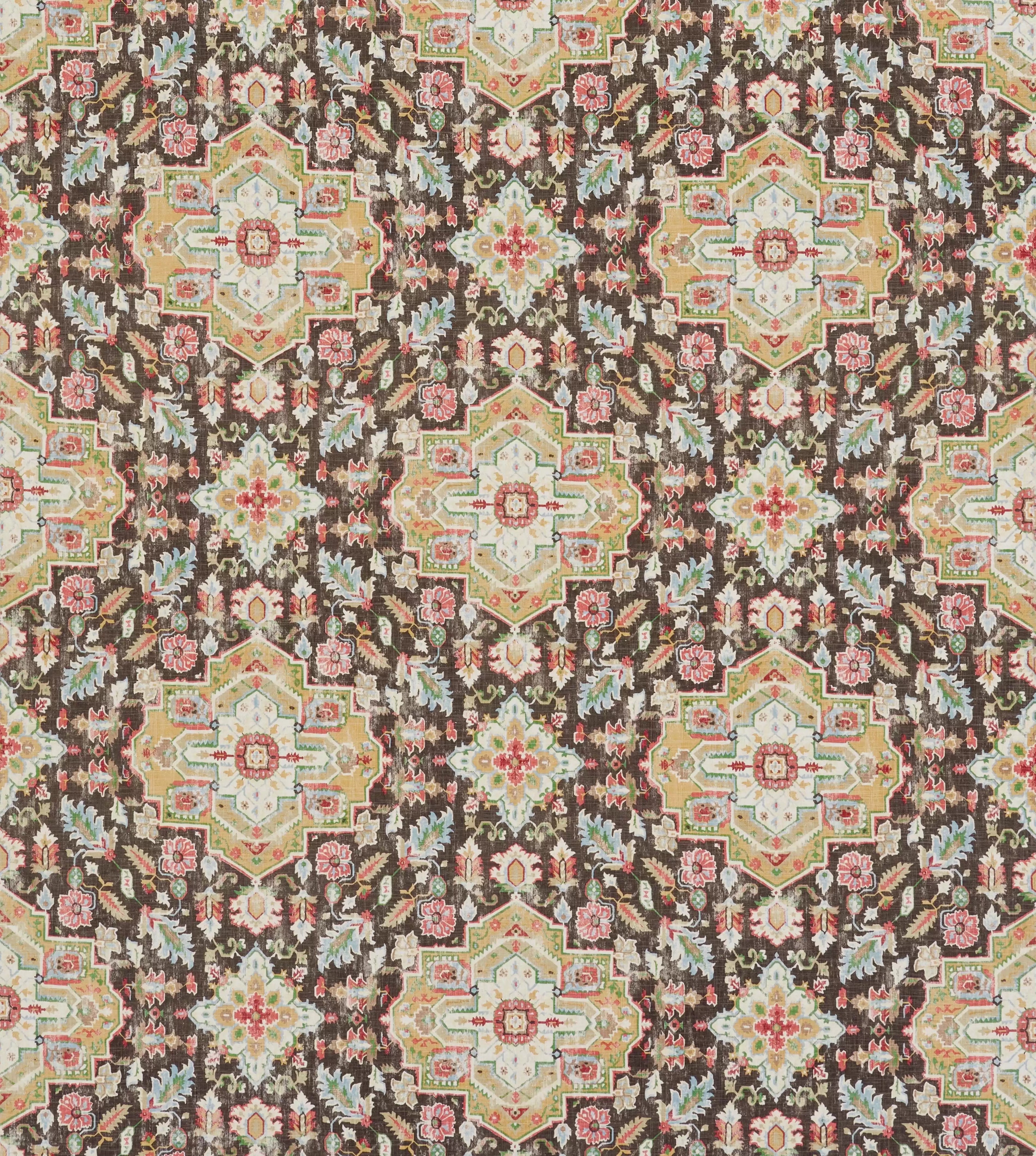 Anatolia Chocolate -Fabric - Nina Campbell Fabric