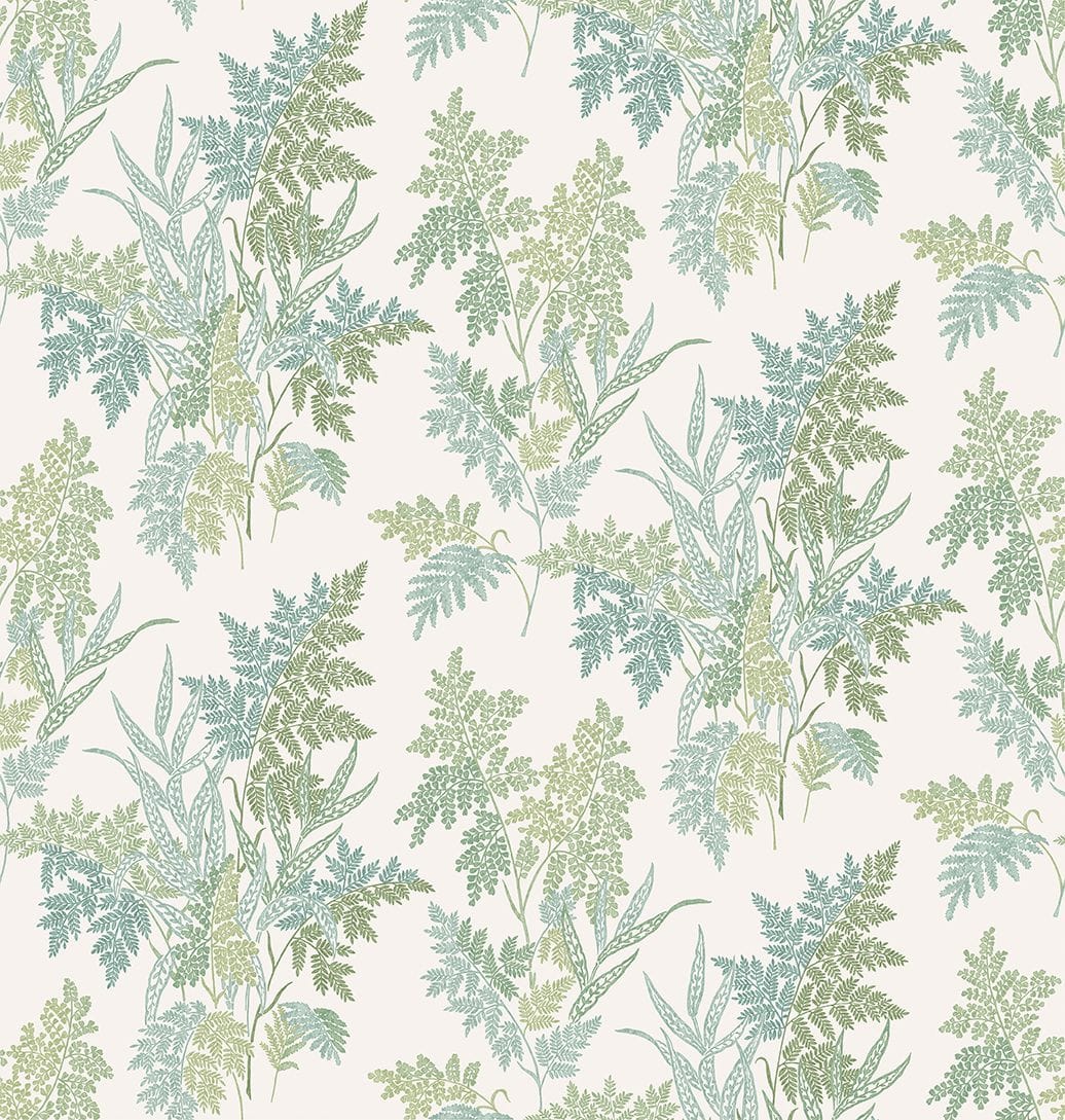 nc-dallimore-fern-craze-aquaeucalyptus-nina-campbell-ncf4533-03 - Nina Campbell Fabric