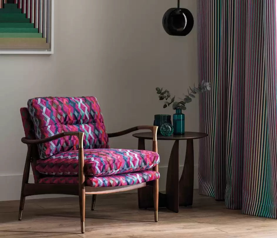 Jive Bossa Nova Magenta - Osborne & Little - F7720-02 Fabric