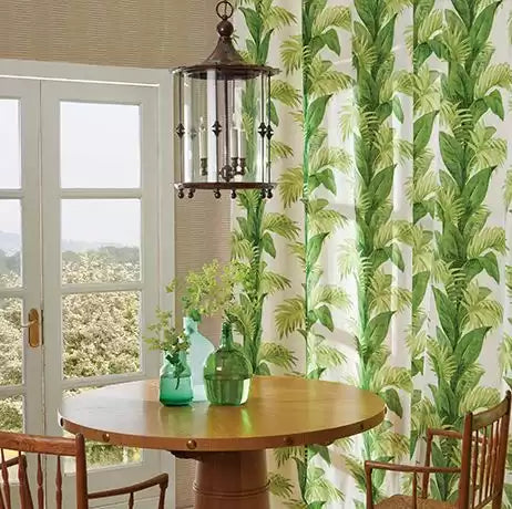 Coromandel Palmetto Teal/Green - Nina Campbell - NCF4246-02 Fabric