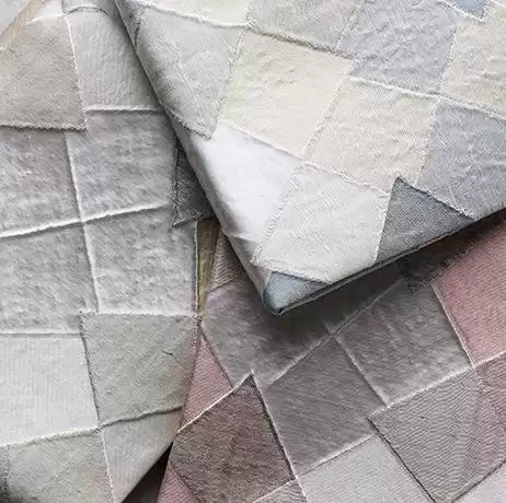 Prism Silks Quilt Ivory/Stone - Osborne & Little - F7006-03 Fabric