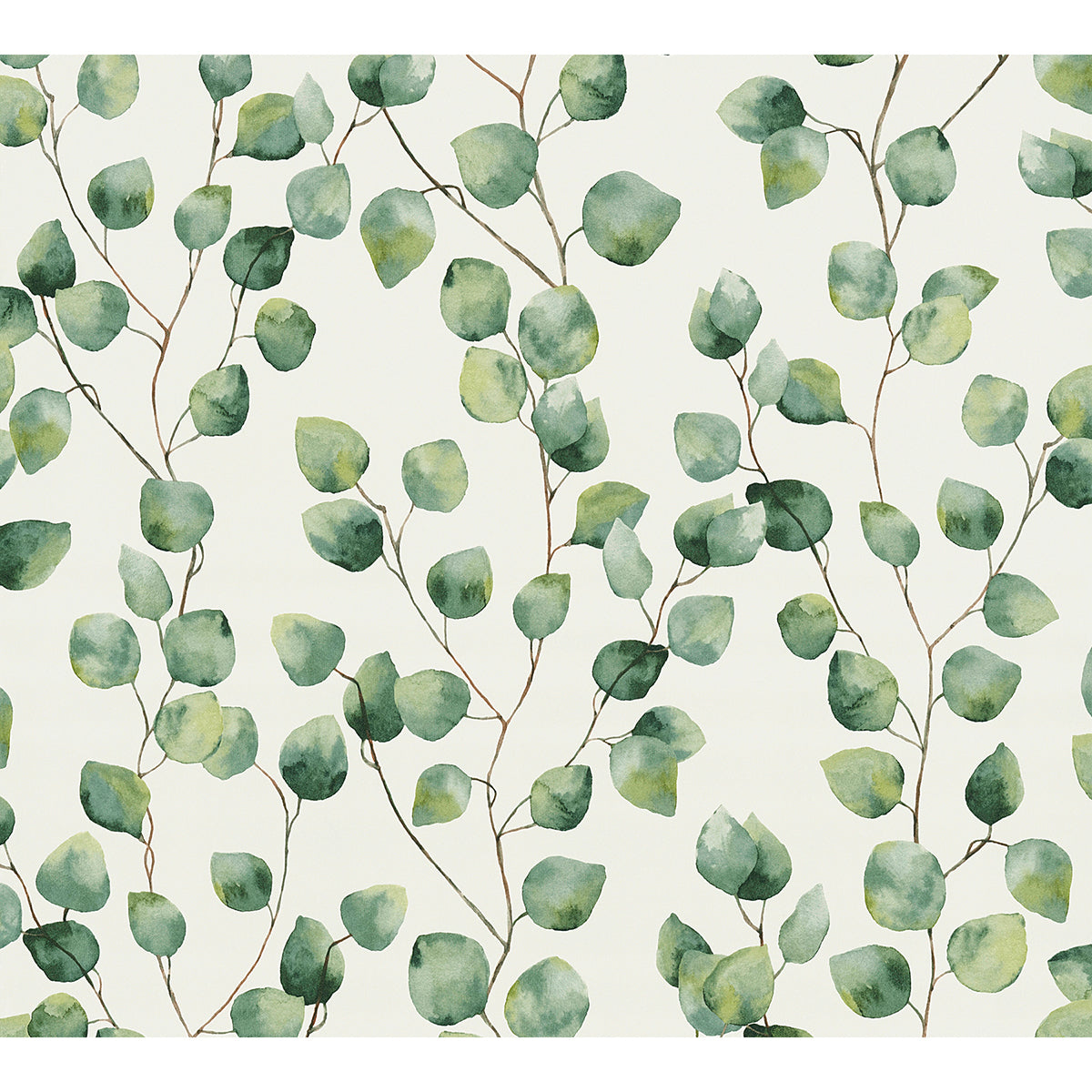 Picture of Hedera Green Painterly Vine Wallpaper