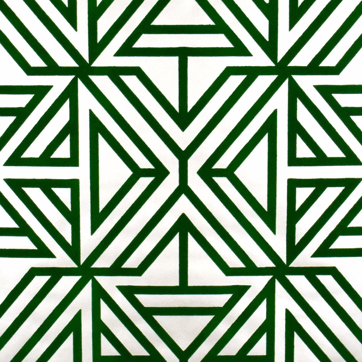 Picture of Helios Green Geometric Wallpaper