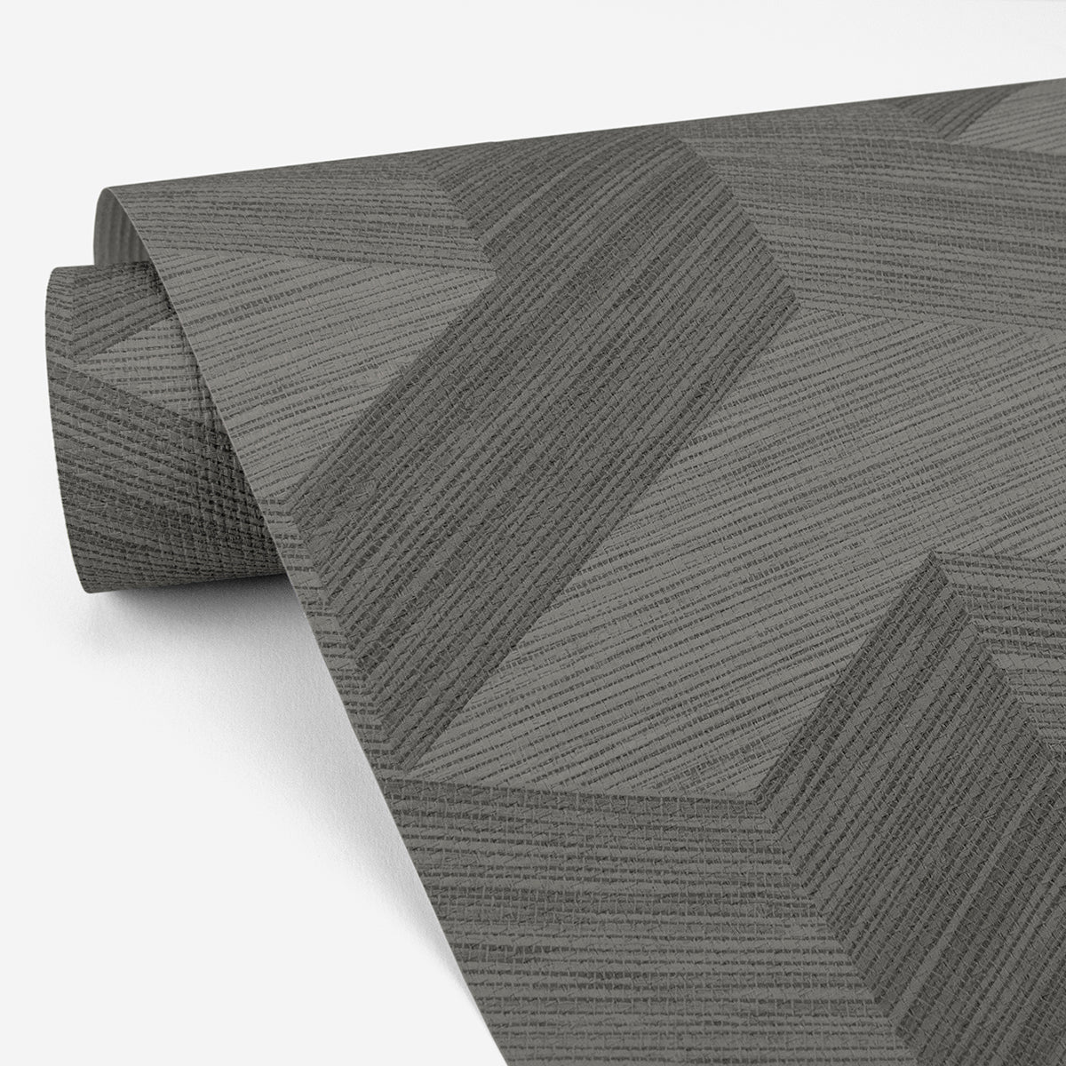 Y Knot Grey Geometric Texture Wallpaper - York Wallcovering - 2829-82067