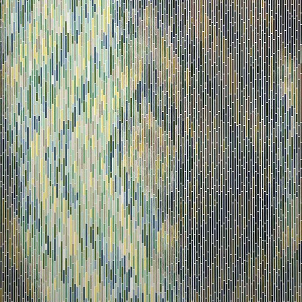 Ethereal Green Ogee Wallpaper - Brewster Wallcovering