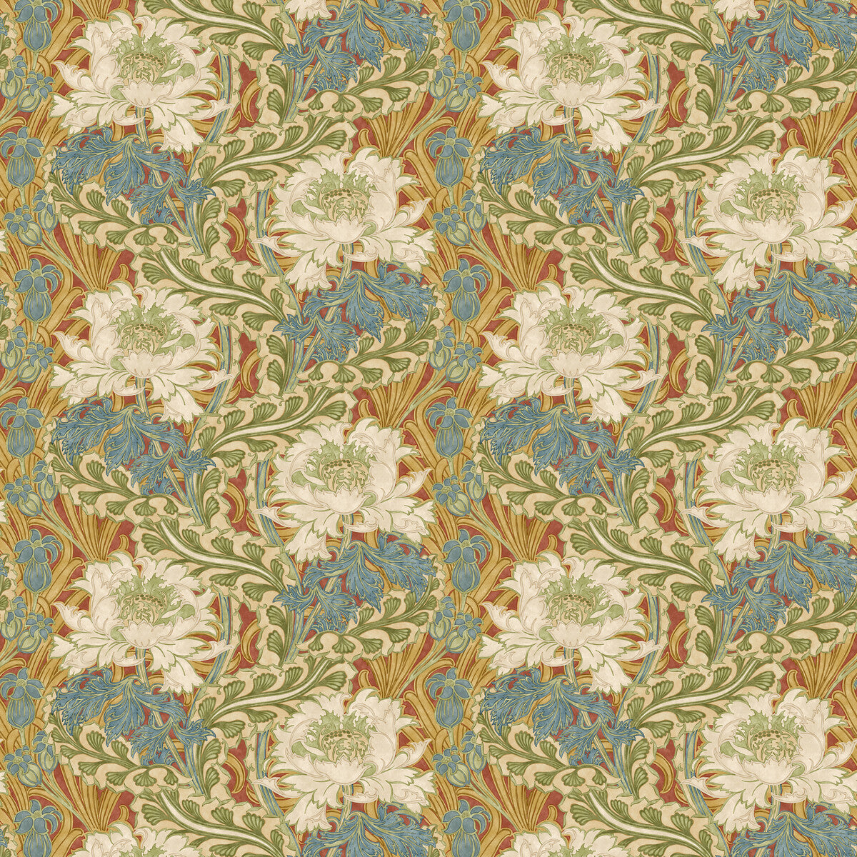 bw4510510-brantwood-redgreen-g-p-j-baker - G P & J BAKER Wallpaper