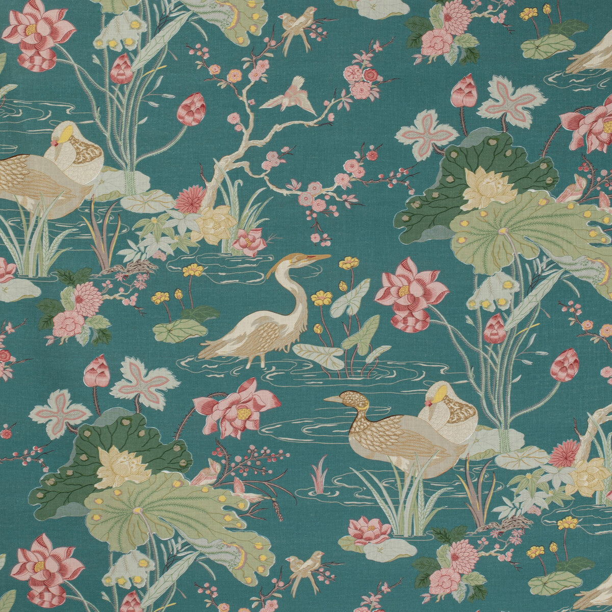 20201983570-luzon-print-lagoon-lee-jofa - LEE JOFA Fabric