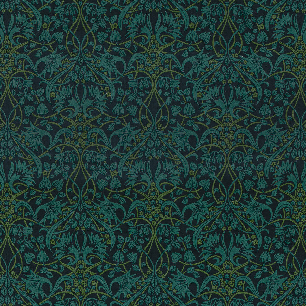 bp1097510-fritillerie-velvet-indigoteal-g-p-j-baker - G P & J BAKER Fabric