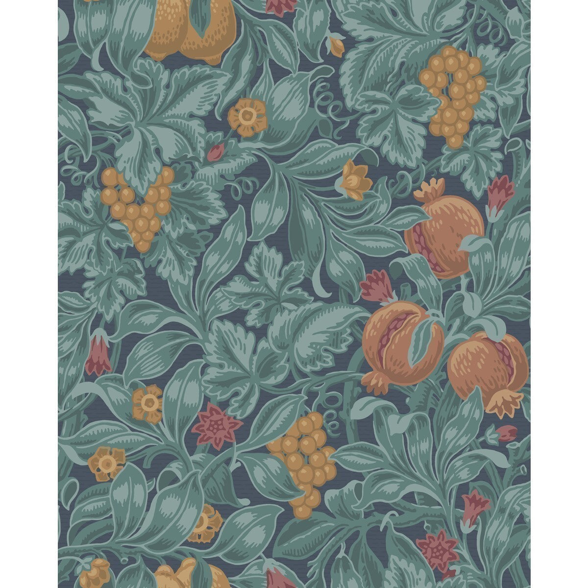 1162005cs0-vines-of-pomona-oranteal-cole-son - COLE & SON Wallpaper