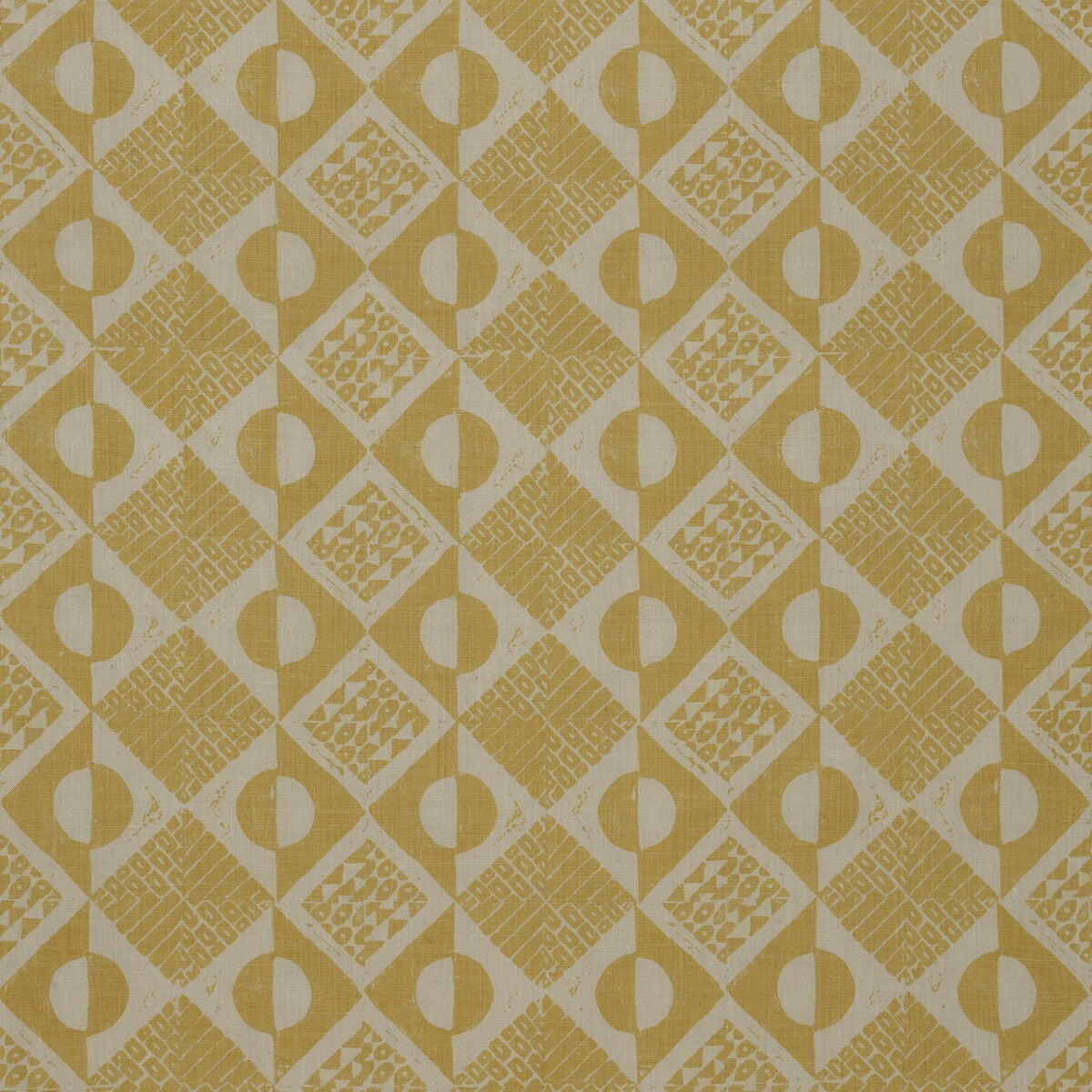 bfc-3666400-circles-and-squares-ochre-lee-jofa - LEE JOFA Fabric