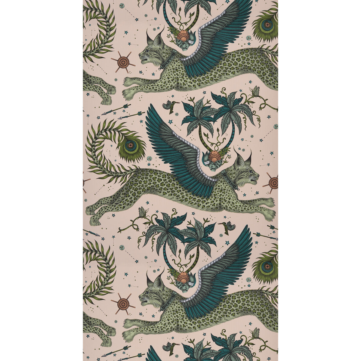 w011805cac0-lynx-pink-clarke-and-clarke - CLARKE AND CLARKE Wallpaper