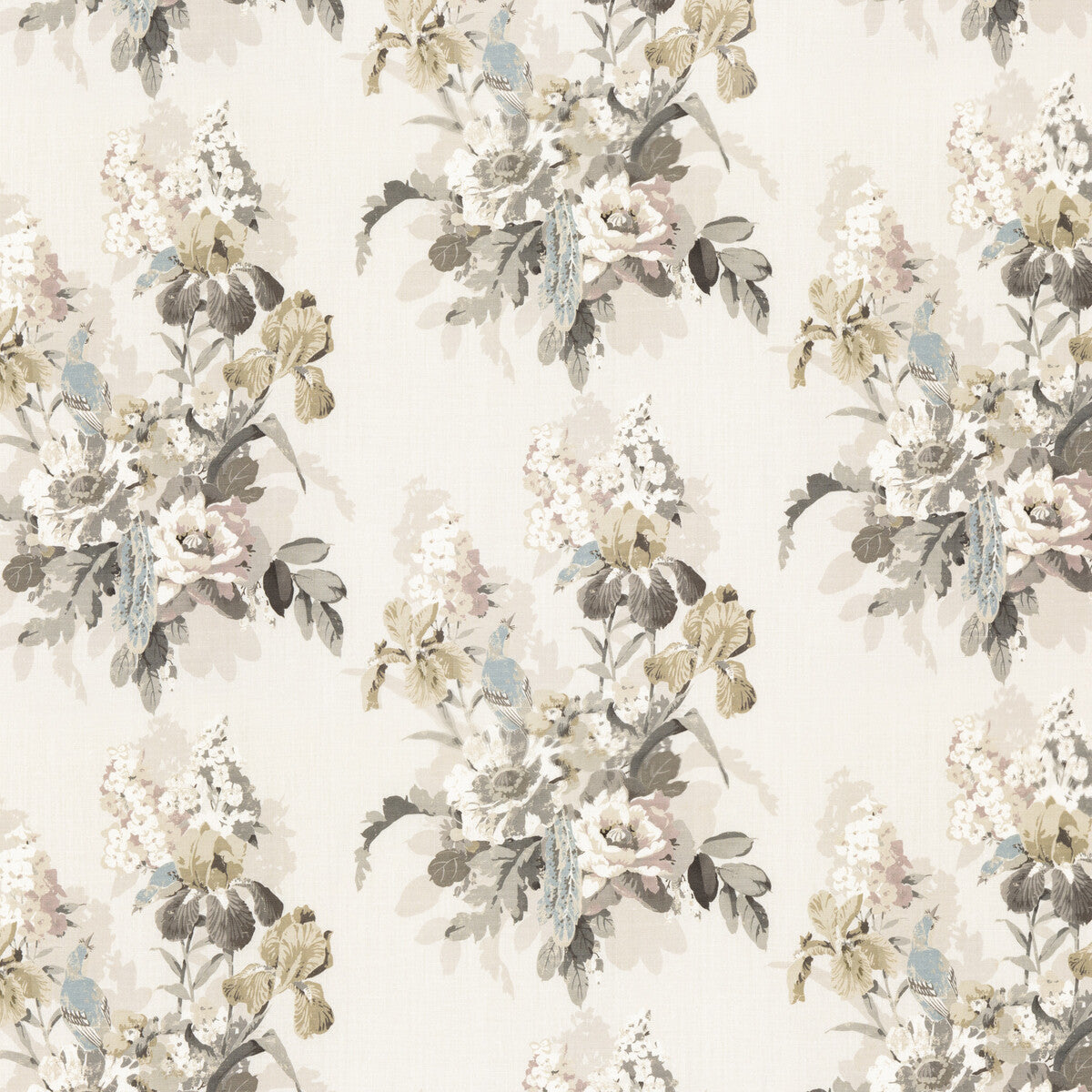 bp1077430-bird-iris-ivorymole-g-p-j-baker - G P & J BAKER Fabric