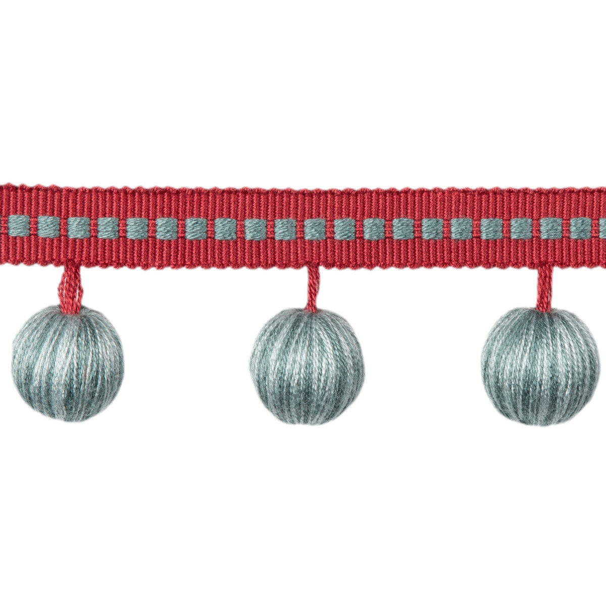 t802010319130-claude-ball-fringe-aqua-brunschwig-fils - BRUNSCHWIG & FILS Trim