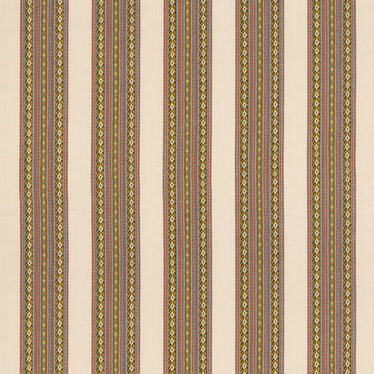 bf1105950-worlds-apart-aquaochre-g-p-j-baker - G P & J BAKER Fabric