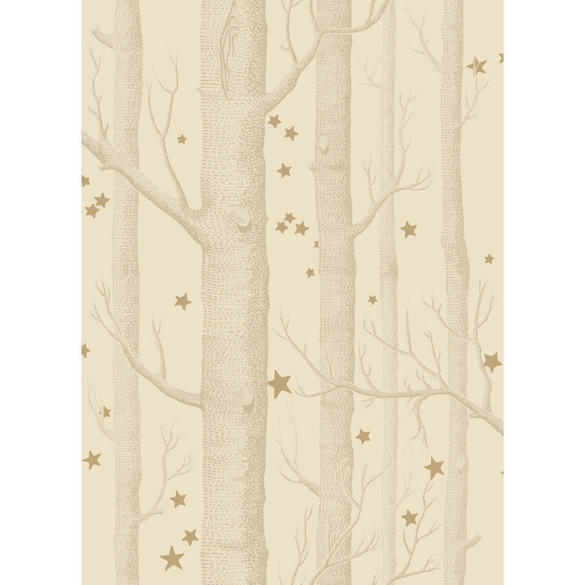 10311049cs0-woods-stars-buffgold-cole-son - COLE & SON Wallpaper