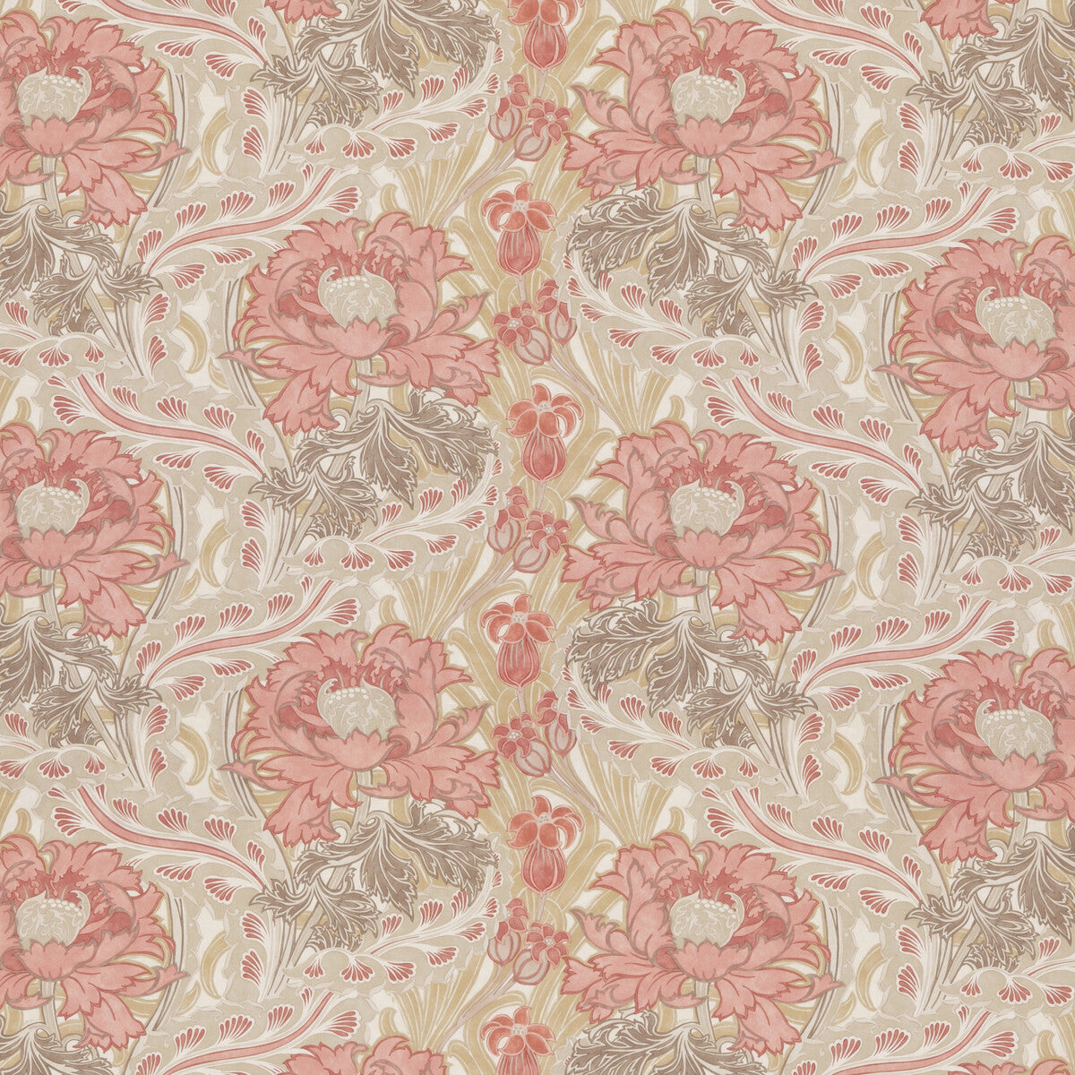 bp1096910-brantwood-cotton-coralsand-g-p-j-baker - G P & J BAKER Fabric