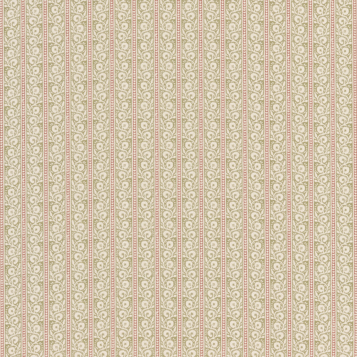 bp1099960-bibury-greenred-g-p-j-baker - G P & J BAKER Fabric