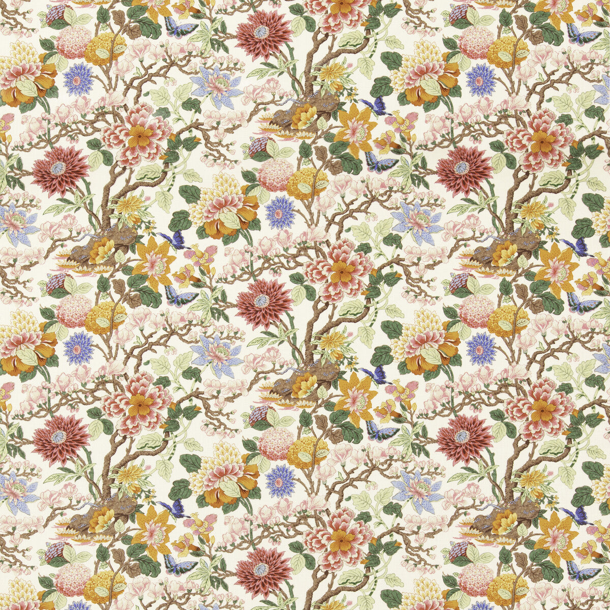 bp1107540-little-magnolia-pinkorange-g-p-j-baker - G P & J BAKER Fabric