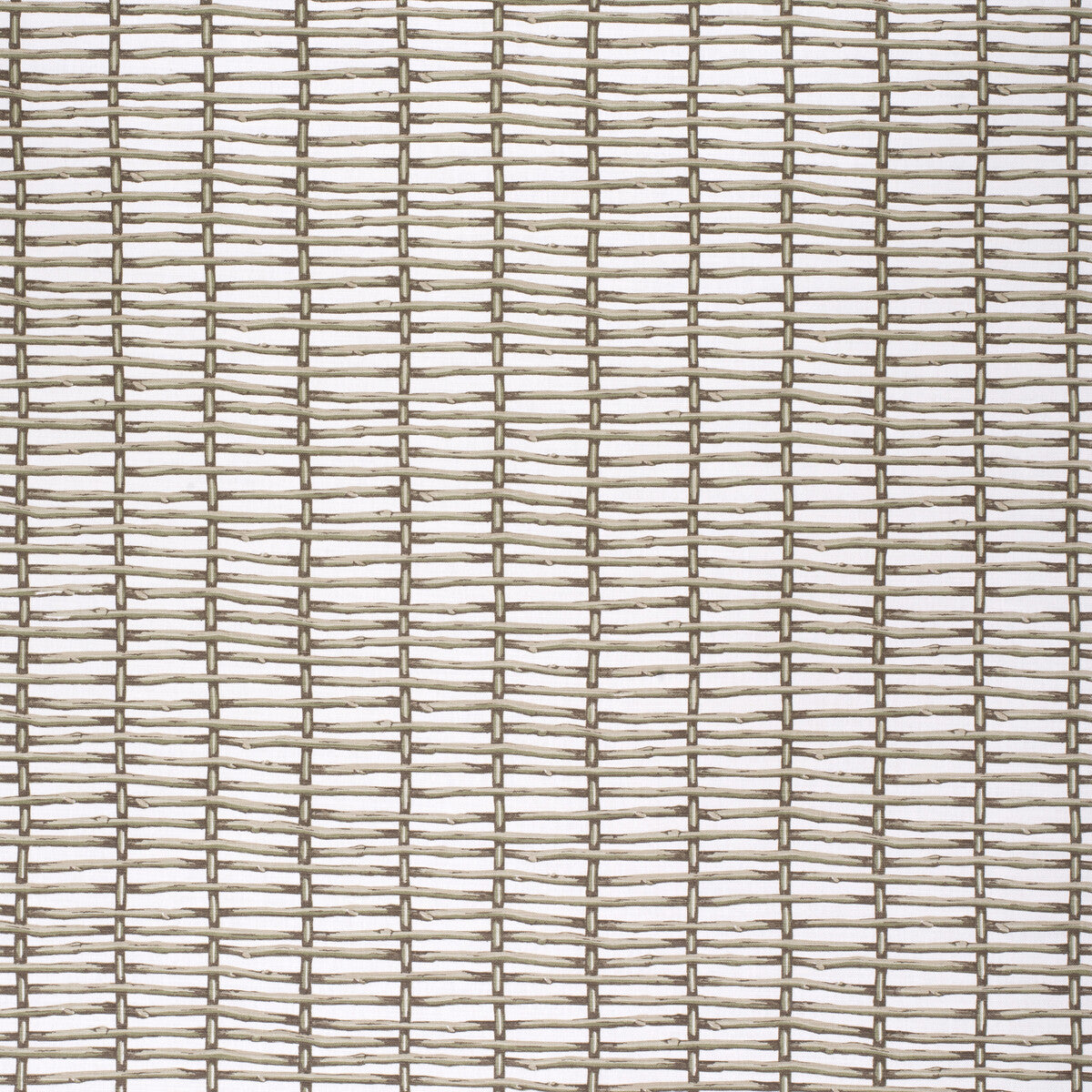 20201671230-twig-fence-greenwhite-lee-jofa - LEE JOFA Fabric