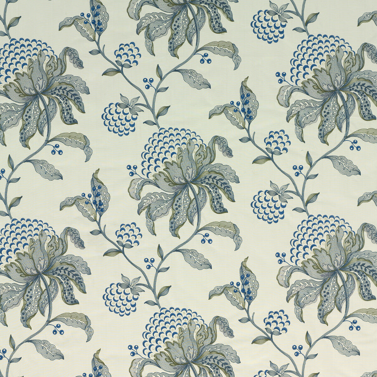 bf1050110-silwood-indigo-g-p-j-baker - G P & J BAKER Fabric