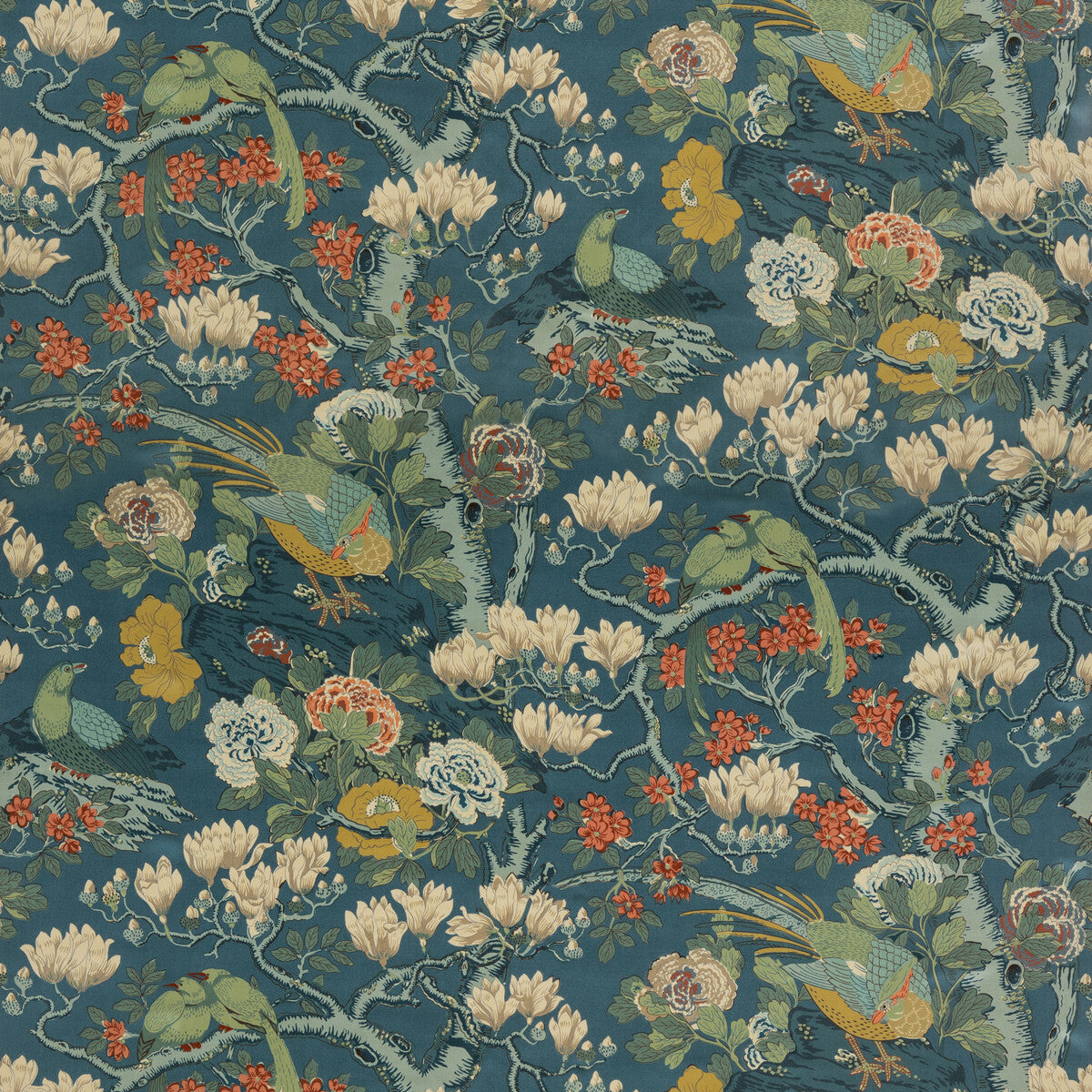 bp1081520-rockbird-velvet-teal-g-p-j-baker - G P & J BAKER Fabric
