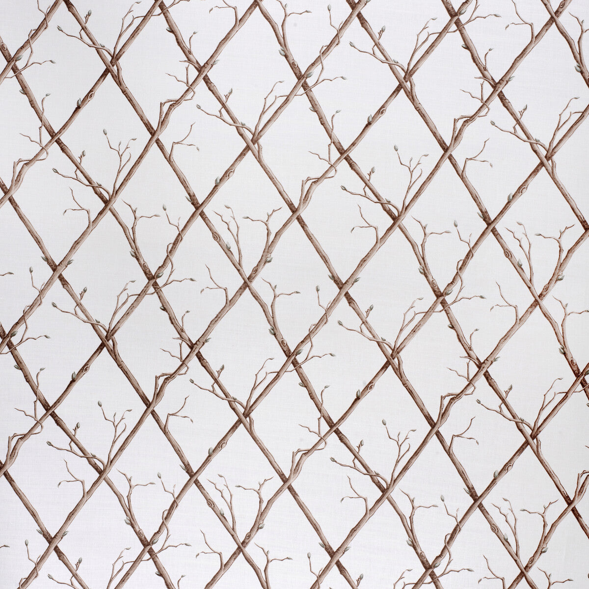 202016610160-twig-trellis-brownwhite-lee-jofa - LEE JOFA Fabric