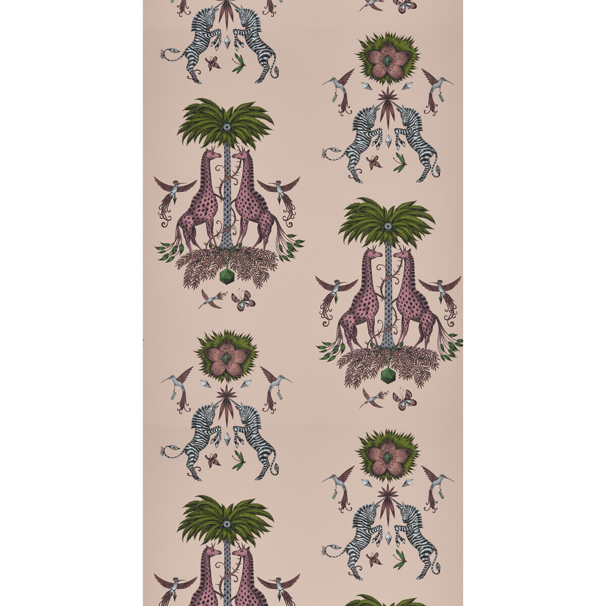w011402cac0-creatura-pink-clarke-and-clarke - CLARKE AND CLARKE Wallpaper