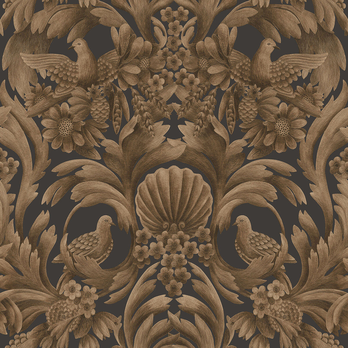 1189018cs0-gibbons-carving-mbrnzchr-cole-son - COLE & SON Wallpaper