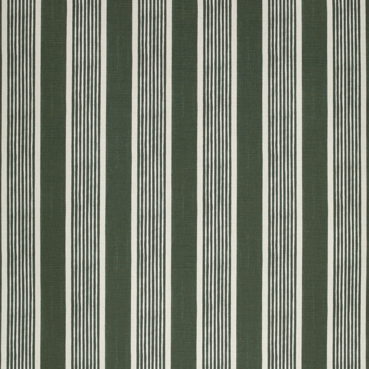20201313030-elba-stripe-dark-green-lee-jofa - LEE JOFA Fabric