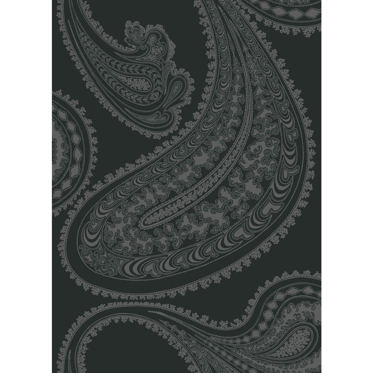 f11110037cs0-rajapur-fabric-print-char-blk-cole-son - COLE & SON Fabric