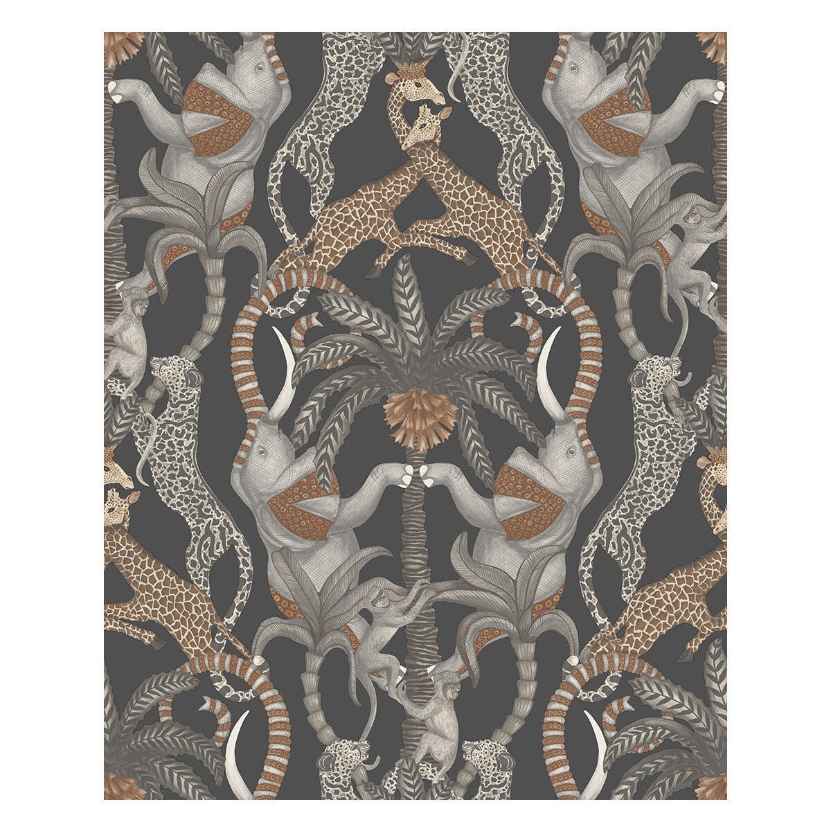 1192009cs0-safari-totem-gngrtpchrcl-cole-son - COLE & SON Wallpaper