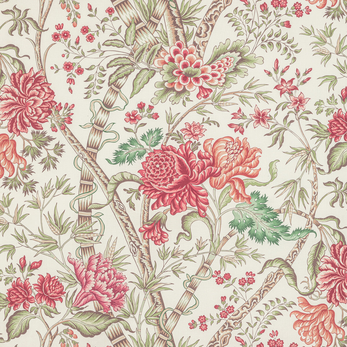 8022100730-luberon-print-berryleaf-brunschwig-fils - BRUNSCHWIG & FILS Fabric