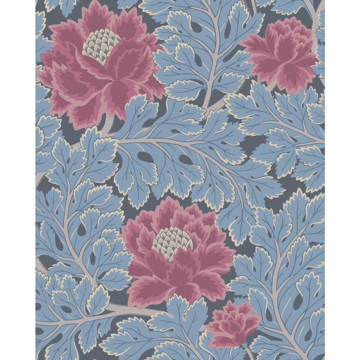 1161004cs0-aurora-wp-cerisecerulean-bl-cole-son - COLE & SON Wallpaper
