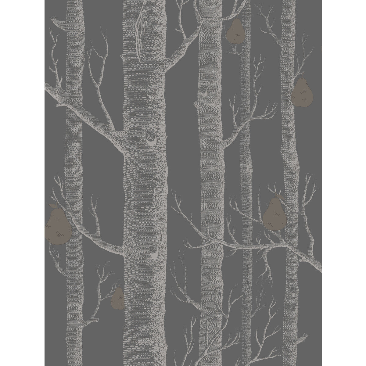 955031cs0-woods-pears-gilverblack-cole-son - COLE & SON Wallpaper