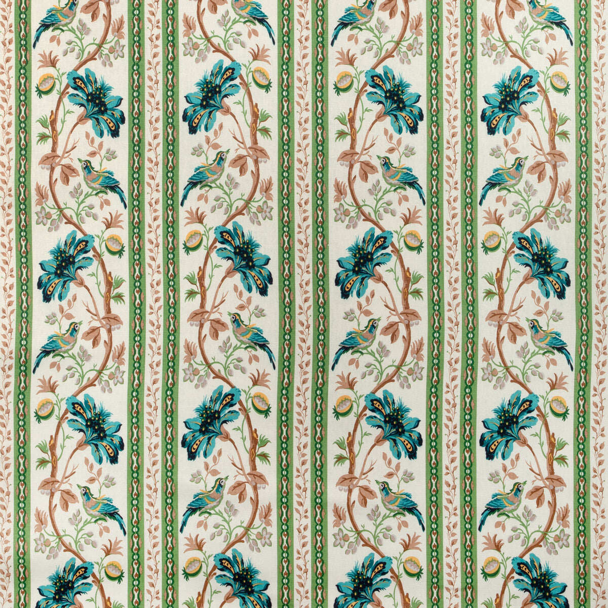 80121375130-le-lac-border-aquagreen-brunschwig-fils - BRUNSCHWIG & FILS Fabric