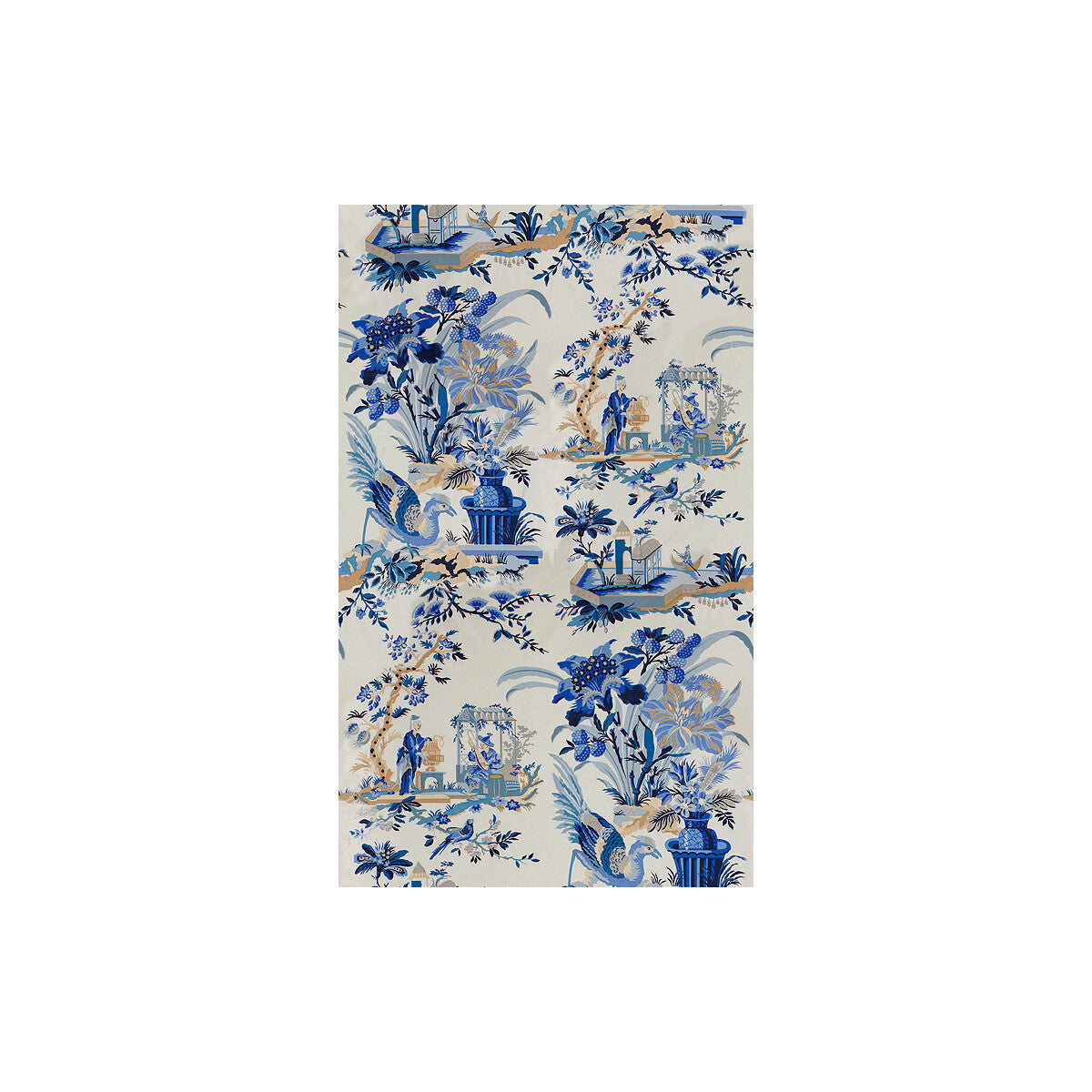 8012135510-le-lac-bluewhite-brunschwig-fils - BRUNSCHWIG & FILS Fabric