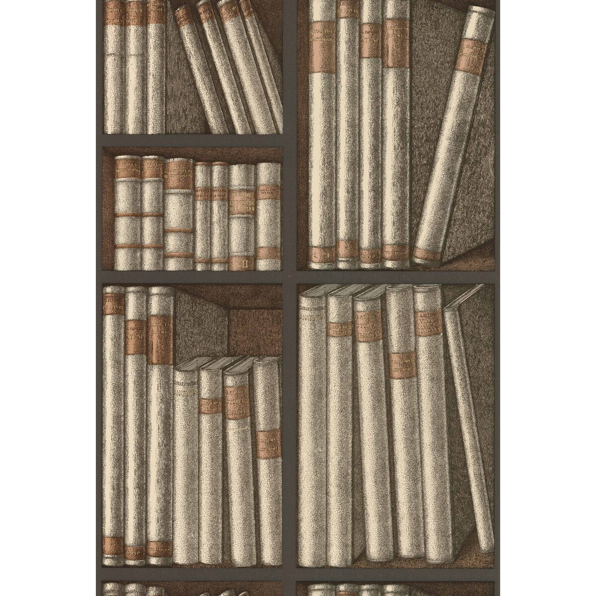 11415030cs0-ex-libris-oatcharcoal-cole-son - COLE & SON Wallpaper