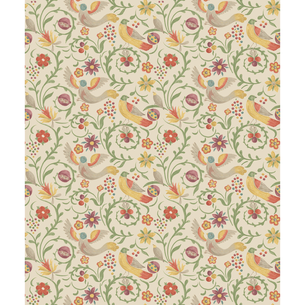 bw4514910-royal-court-redgreen-g-p-j-baker - G P & J BAKER Wallpaper