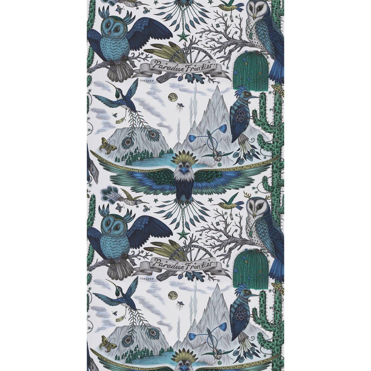 w011601cac0-frontier-blue-clarke-and-clarke - CLARKE AND CLARKE Wallpaper