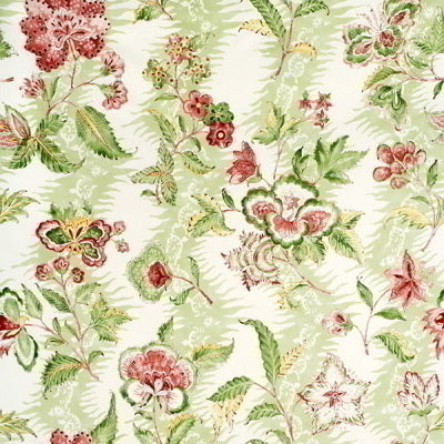 br-797896340-monsoon-floral-linen-cotton-print-corallettuce-brunschwig-fils - BRUNSCHWIG & FILS Fabric
