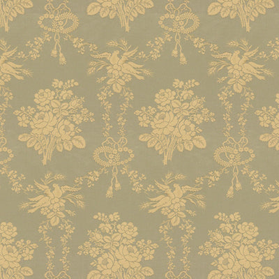 br-81038020-oreste-damask-blue-brunschwig-fils - BRUNSCHWIG & FILS Fabric
