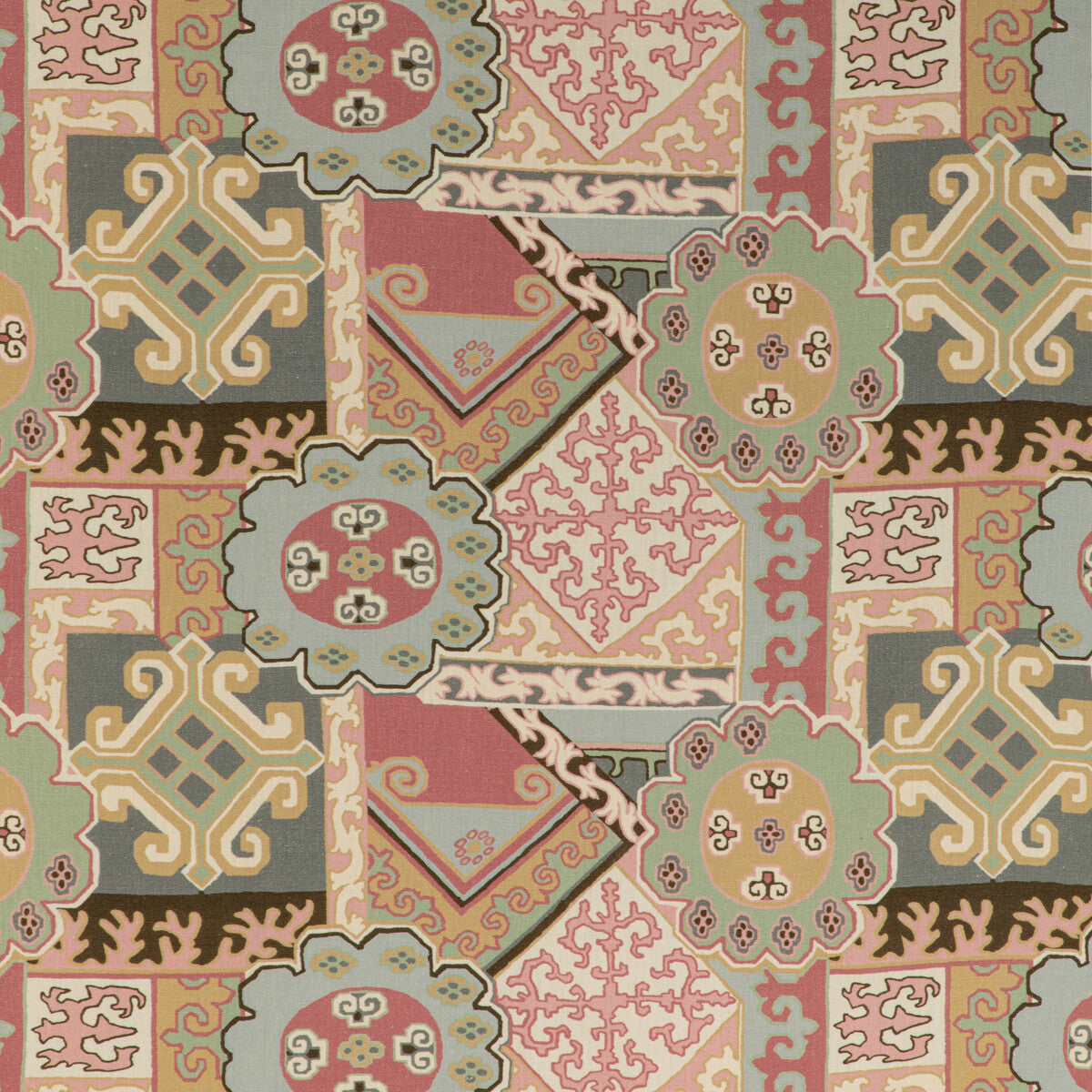 202019371340-batangas-print-pinkmulti-lee-jofa - LEE JOFA Fabric