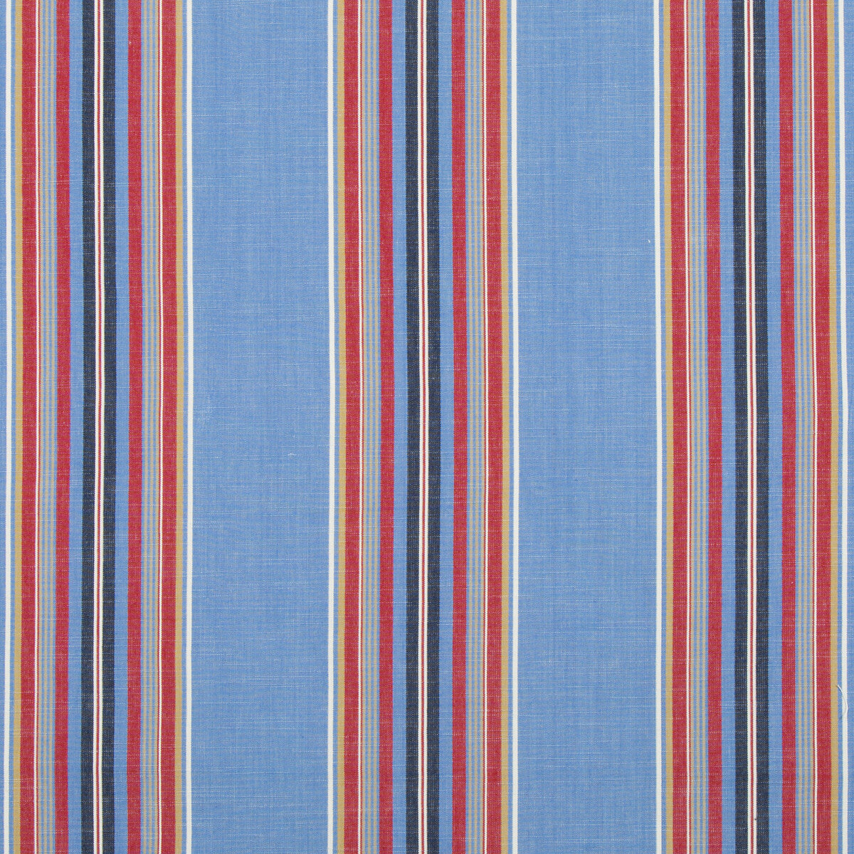 80171015190-verdon-stripe-bluered-brunschwig-fils - BRUNSCHWIG & FILS Fabric