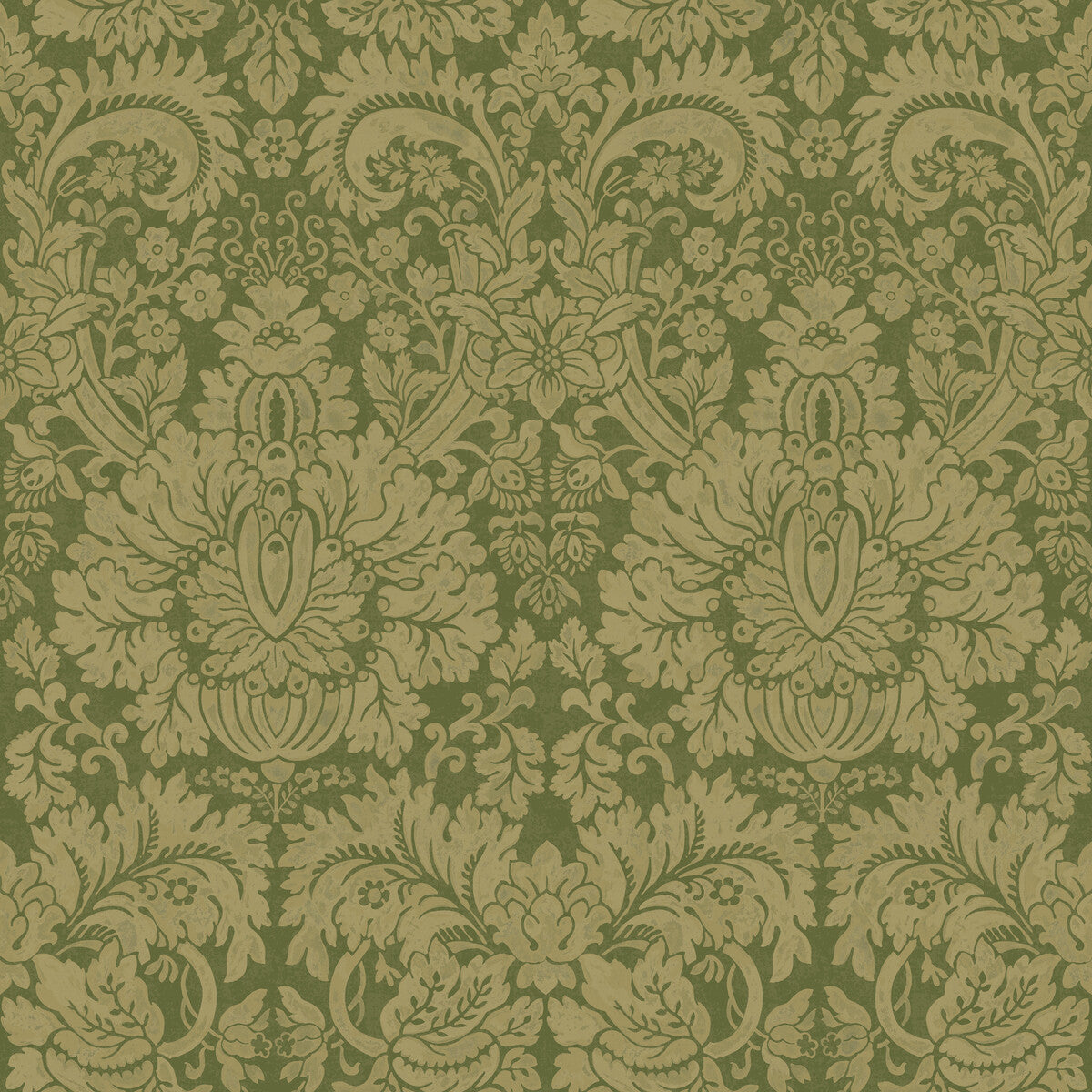 bw4514610-queens-damask-royal-green-g-p-j-baker - G P & J BAKER Wallpaper