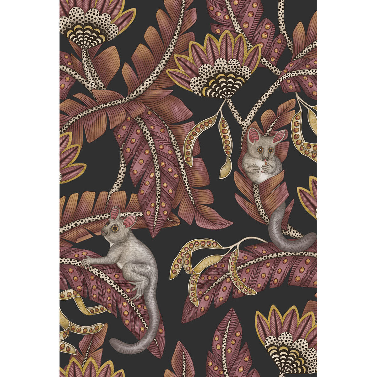 1197033cs0-bush-baby-crmsnmrgldchrcl-cole-son - COLE & SON Wallpaper