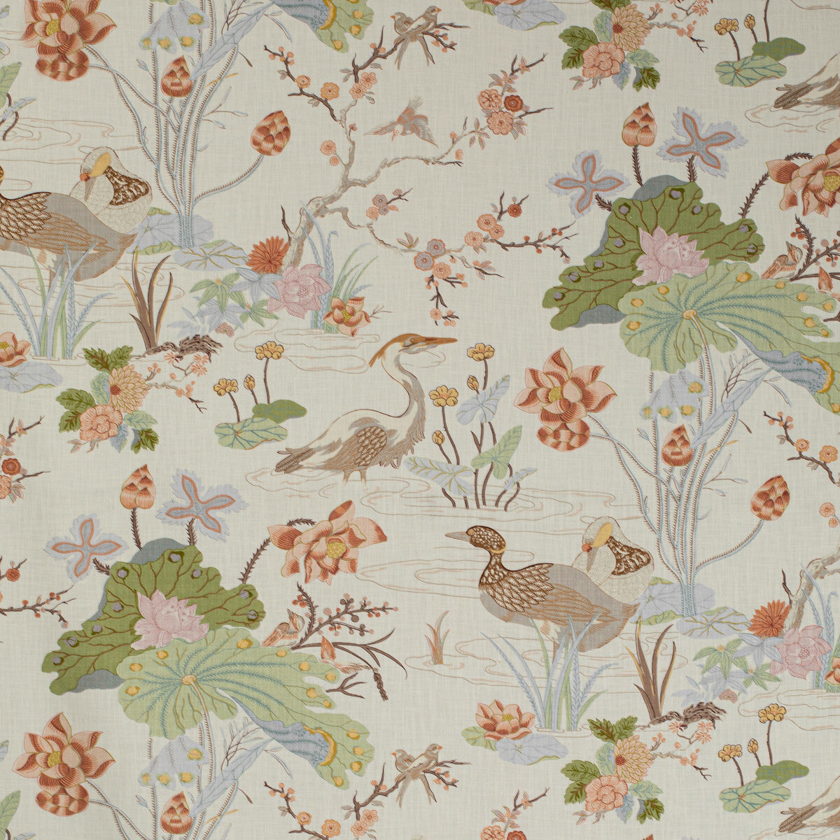 20201982230-luzon-print-apricot-lee-jofa - LEE JOFA Fabric