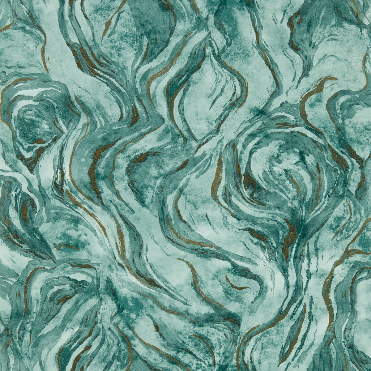 w016804cac0-lavico-teal-wp-clarke-and-clarke - CLARKE AND CLARKE Wallpaper