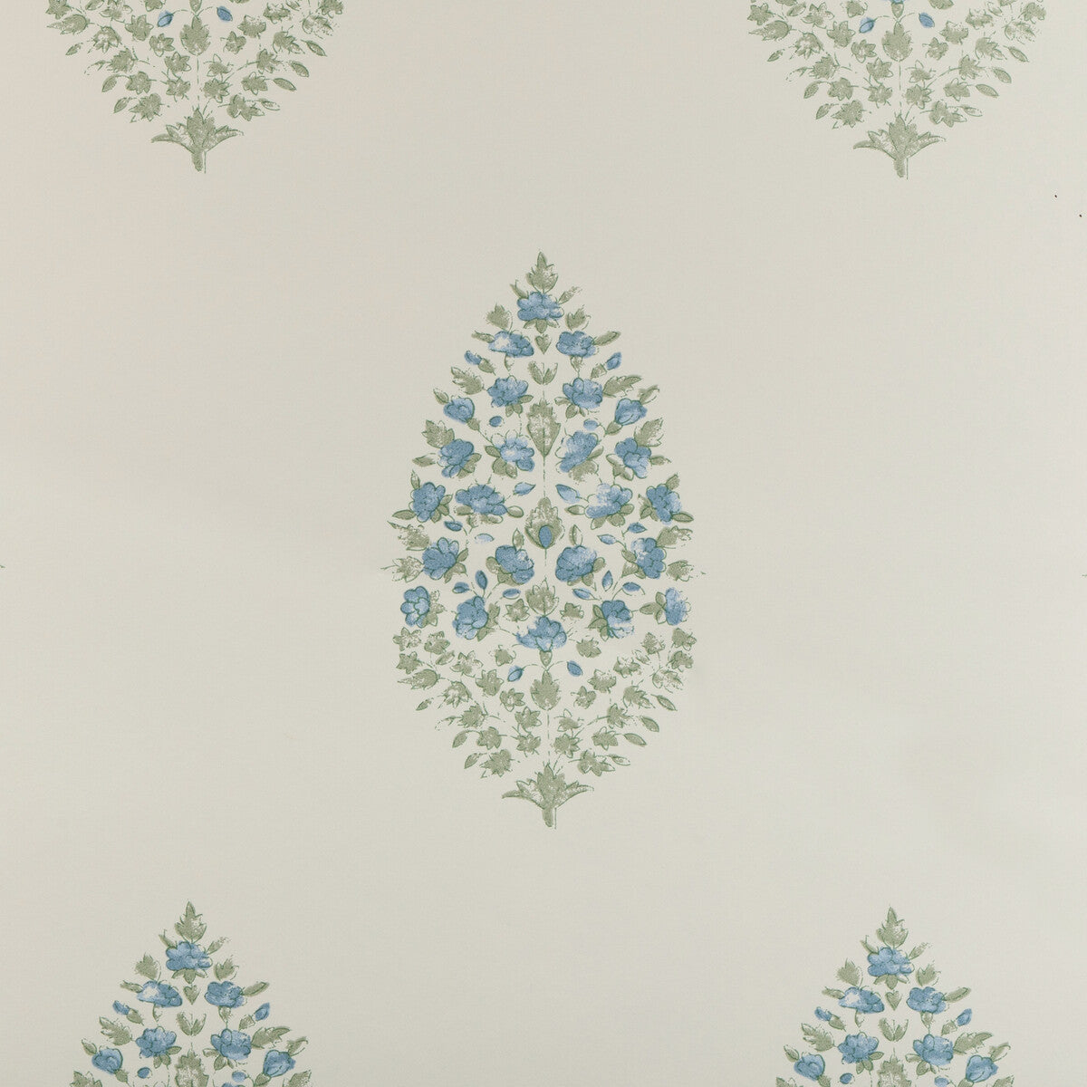 w39383150-atelier-paisley-wp-blue-sage-kravet-couture - KRAVET COUTURE Wallpaper